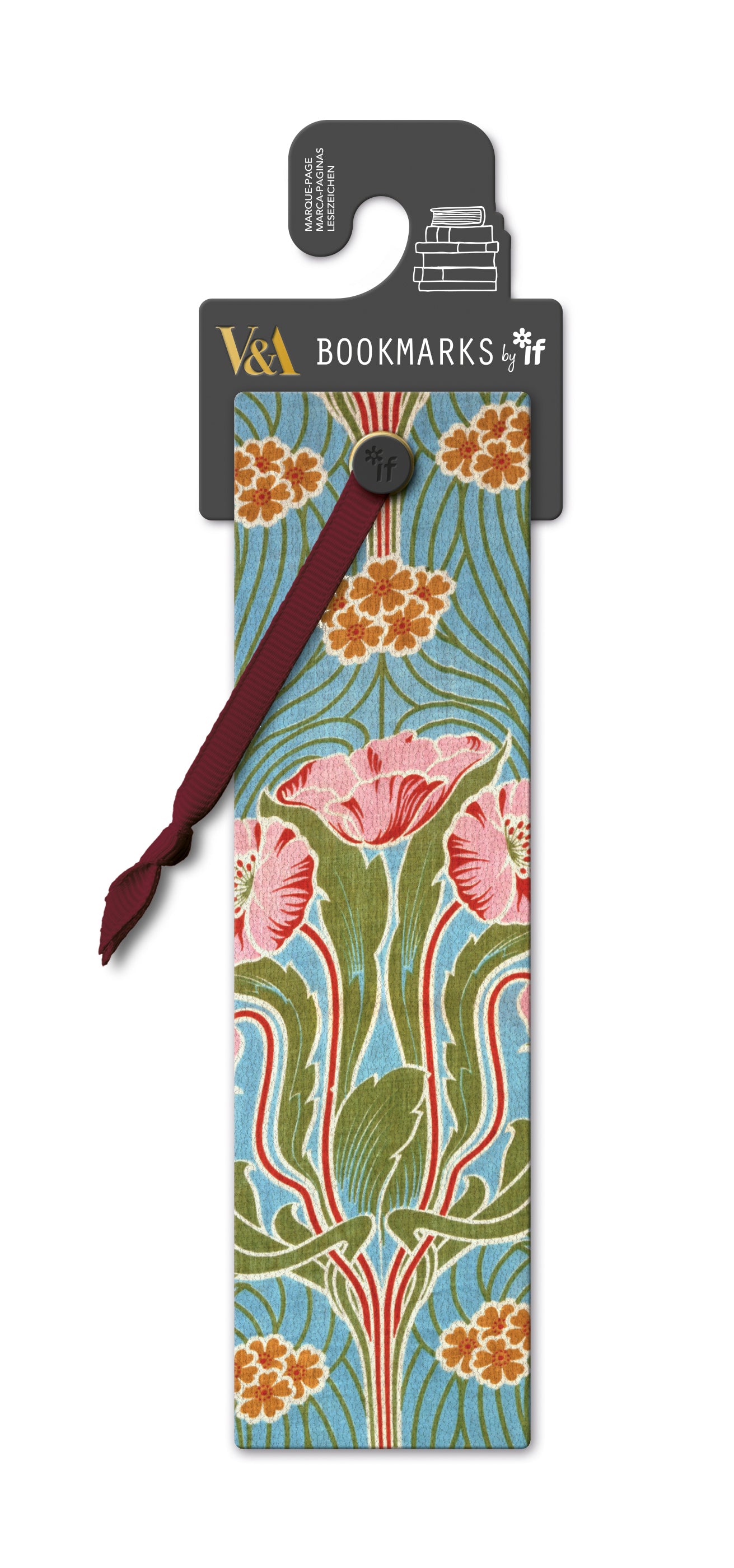 V&A Steiner Poppies Bookmark