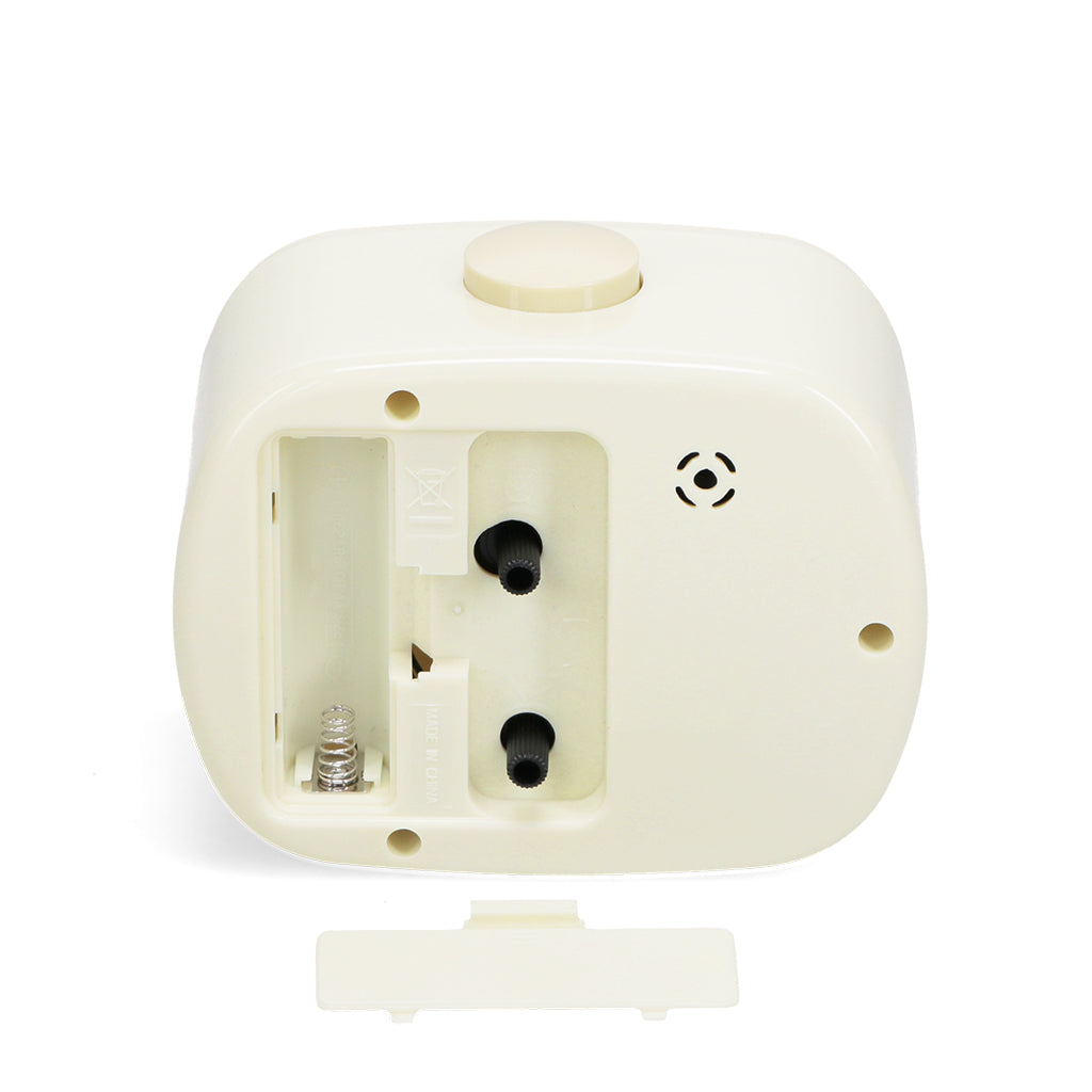 Retro alarm clock - Ivory White