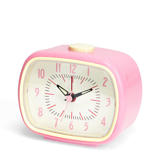 Retro alarm clock - Pale Pink