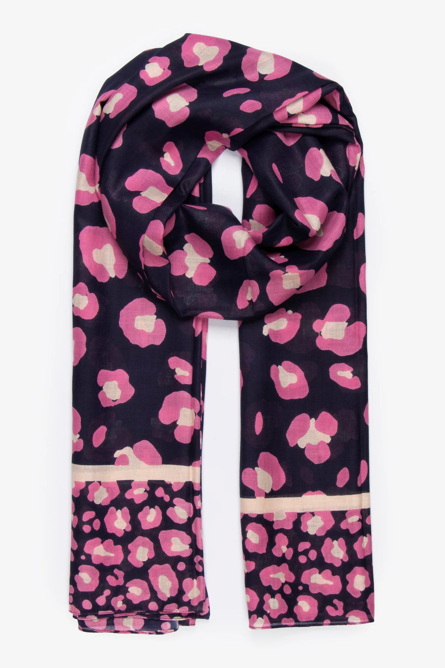 Animal Print Scarf - Pink