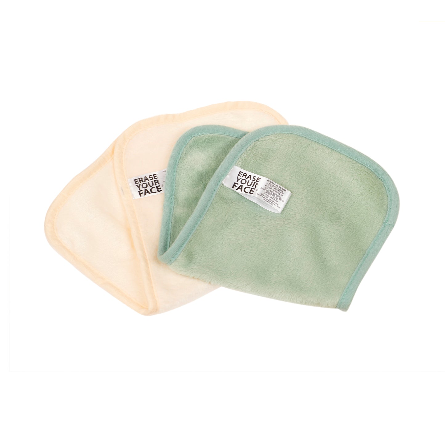 Erase Your Face Reusable Makeup Removing Cloths Set of 2
