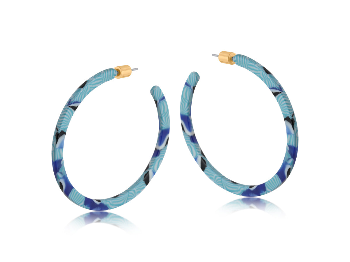 Sustainable Resin Hoop - Blue
