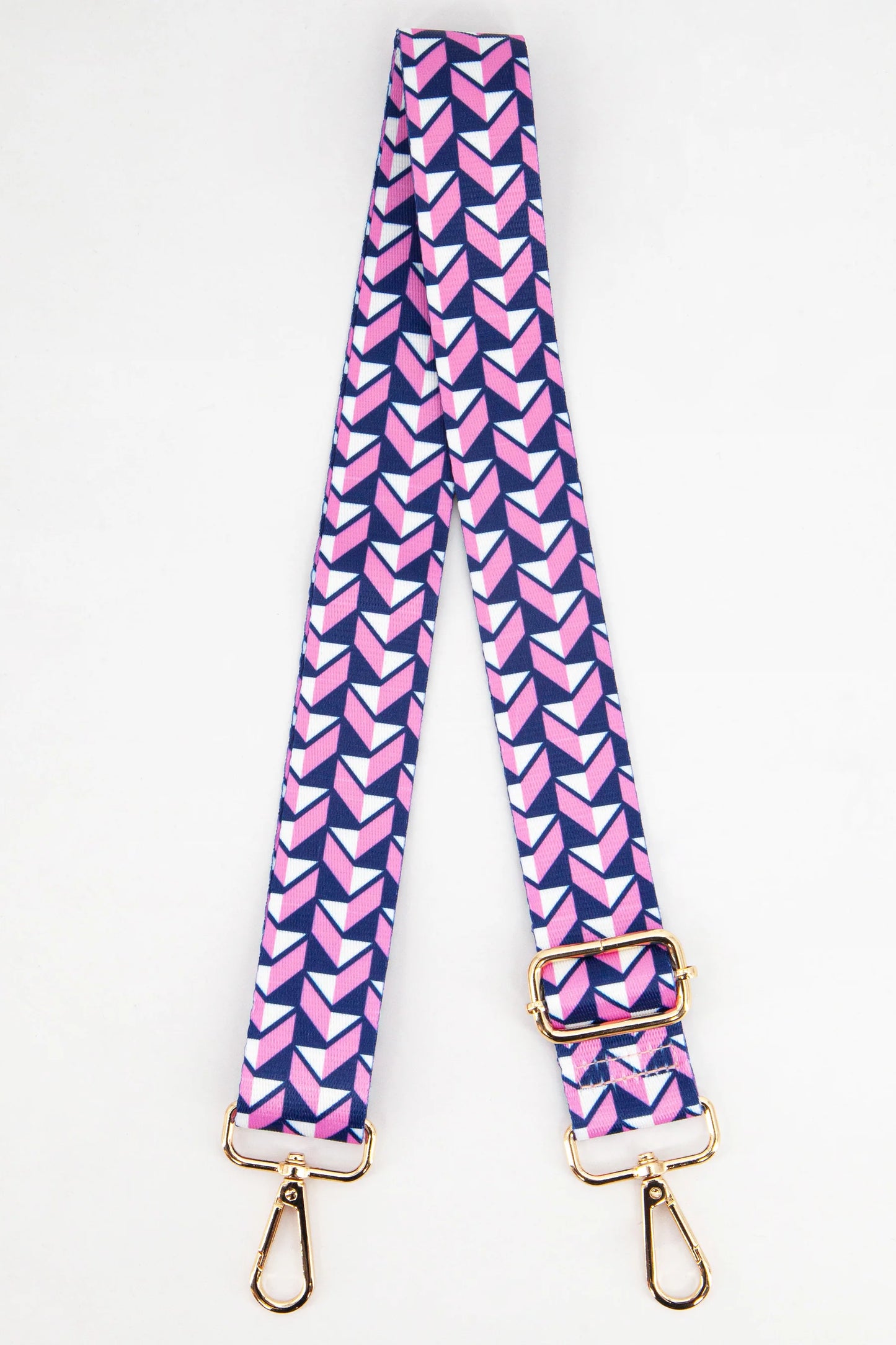 Geometric Pink & Navy