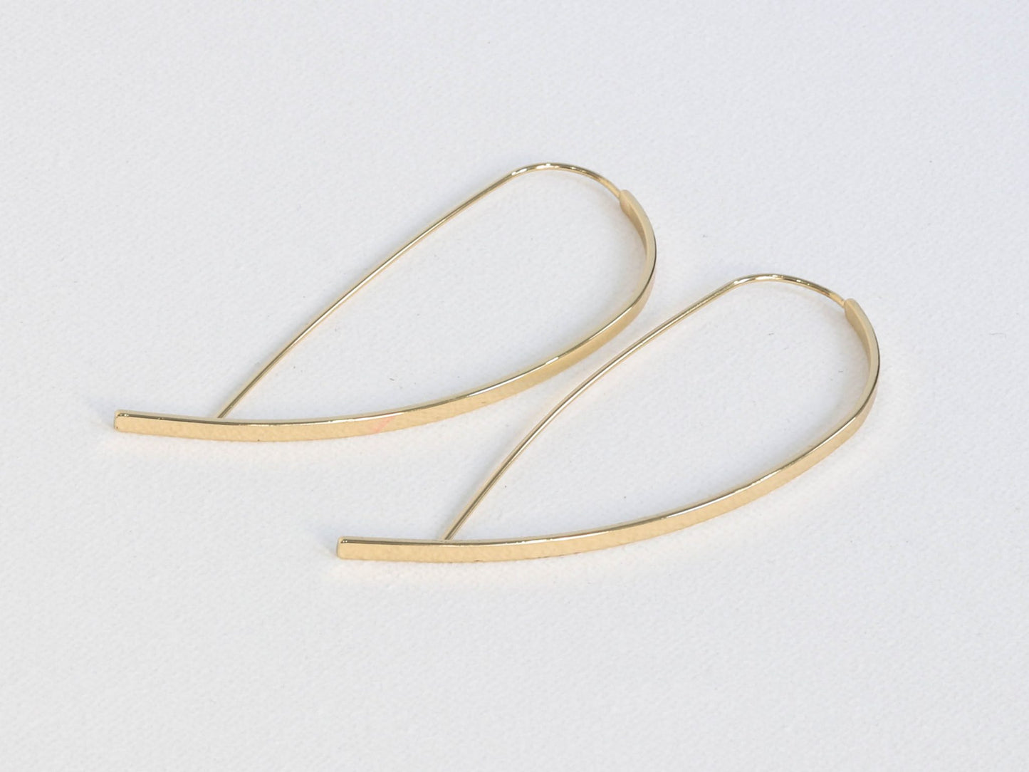Ingrid Pull Through Earrings - Gold