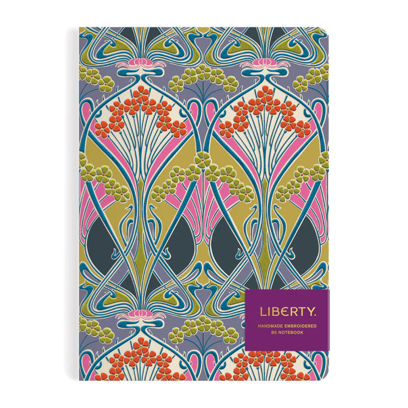 Liberty Lanthe Bloom Embroidered Notebook
