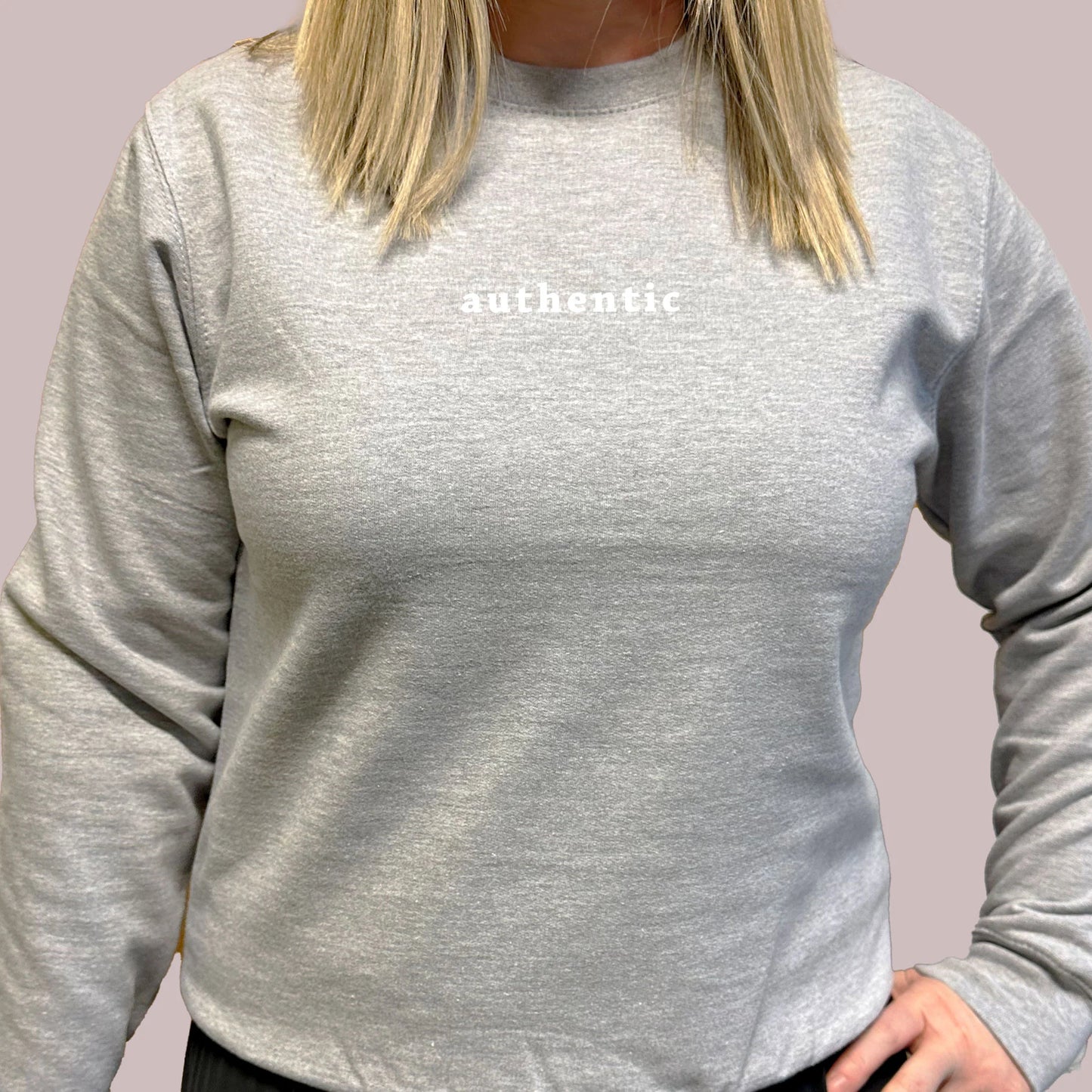 Grey 'authentic' Sweatshirt