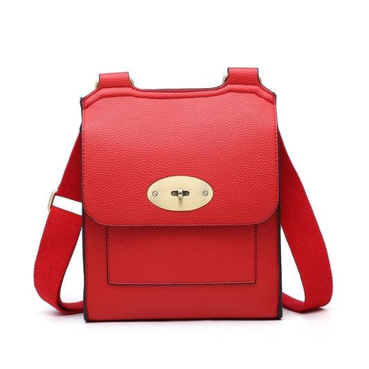 Red Cross Body Messenger Bag