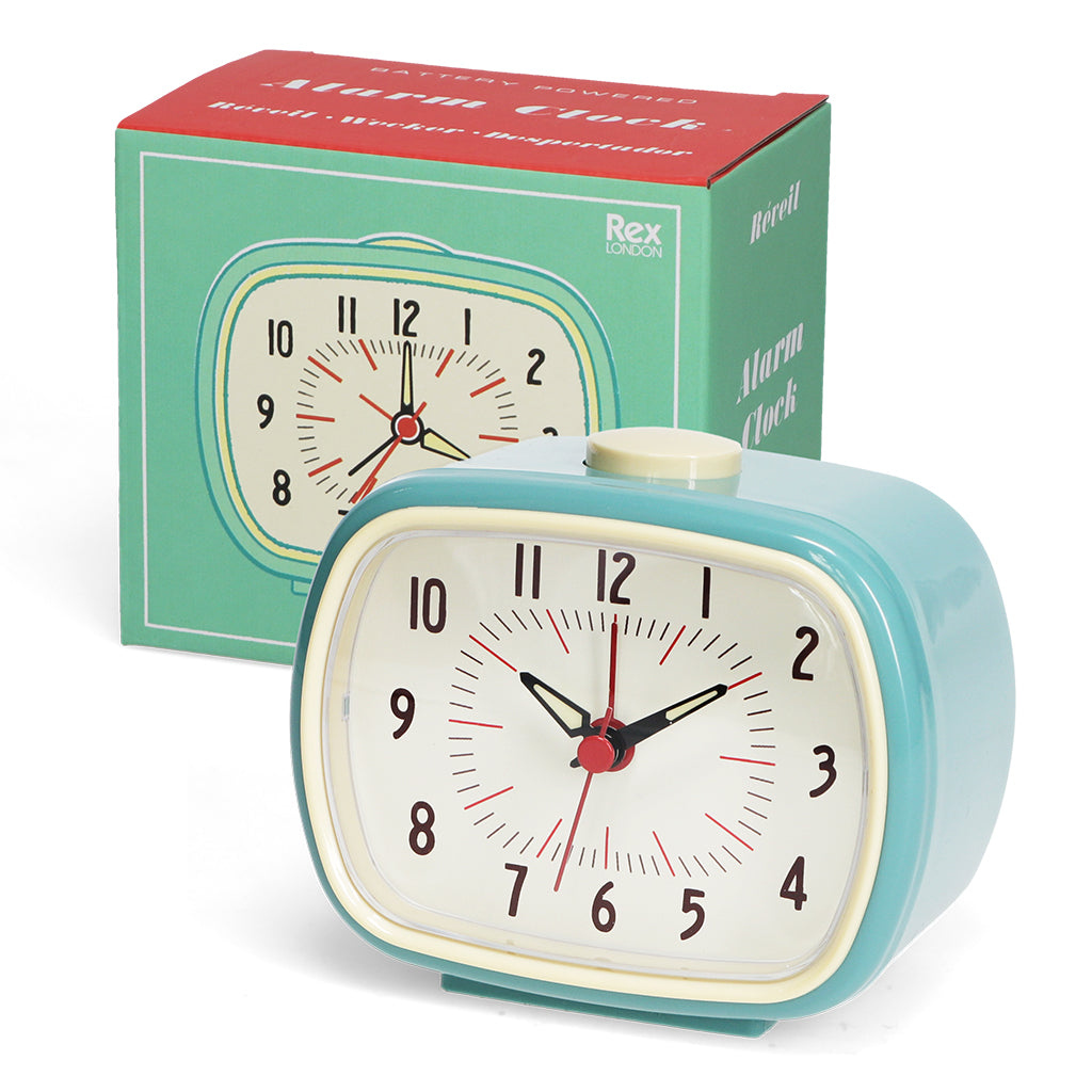 Retro alarm clock - Pale Blue