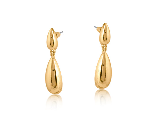 Frida Teardrop Earrings - Gold