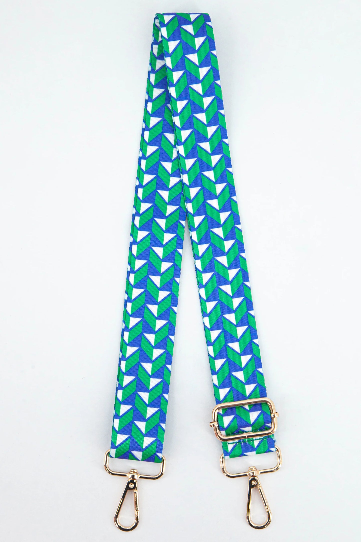 Geometric Green & Blue