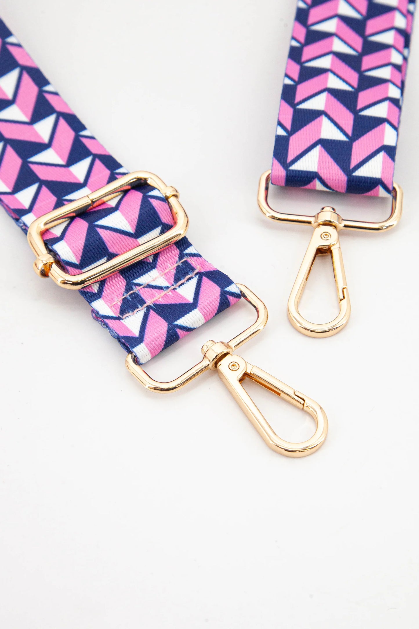 Geometric Pink & Navy