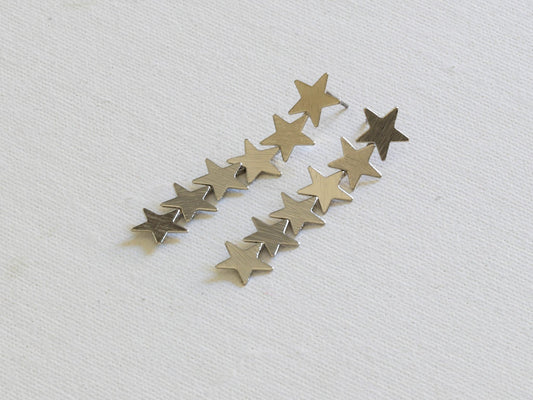 Iris Row of Stars - Silver