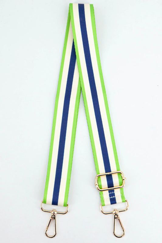 Navy Blue & Lime Colour block