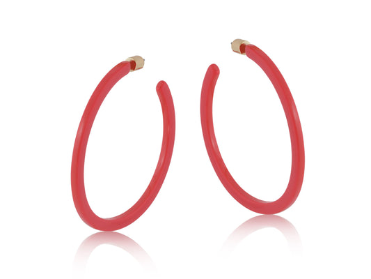 Sustainable  Resin Hoop - Pink