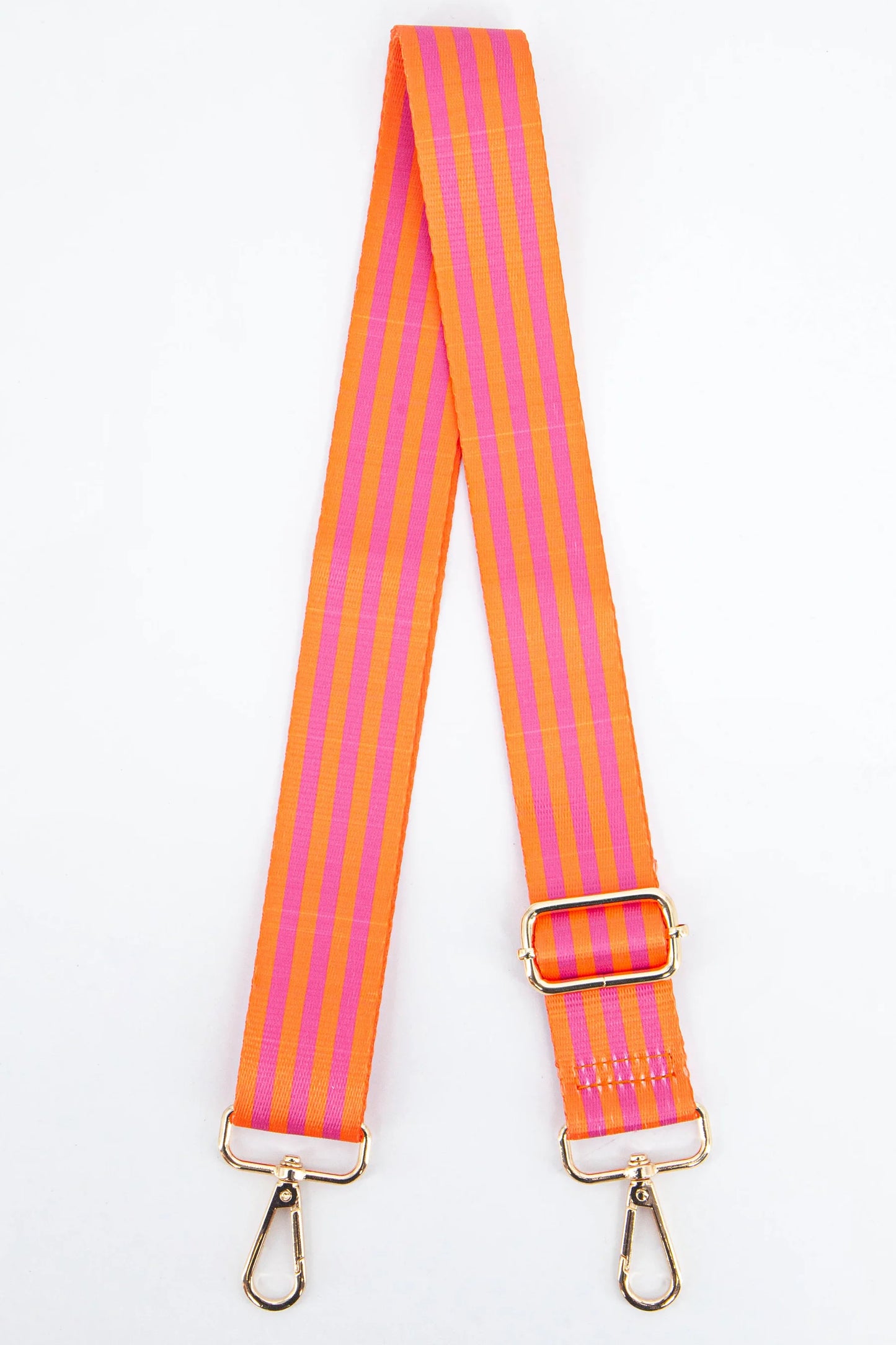 Two Tone Alternating Stripe Azure & Orange