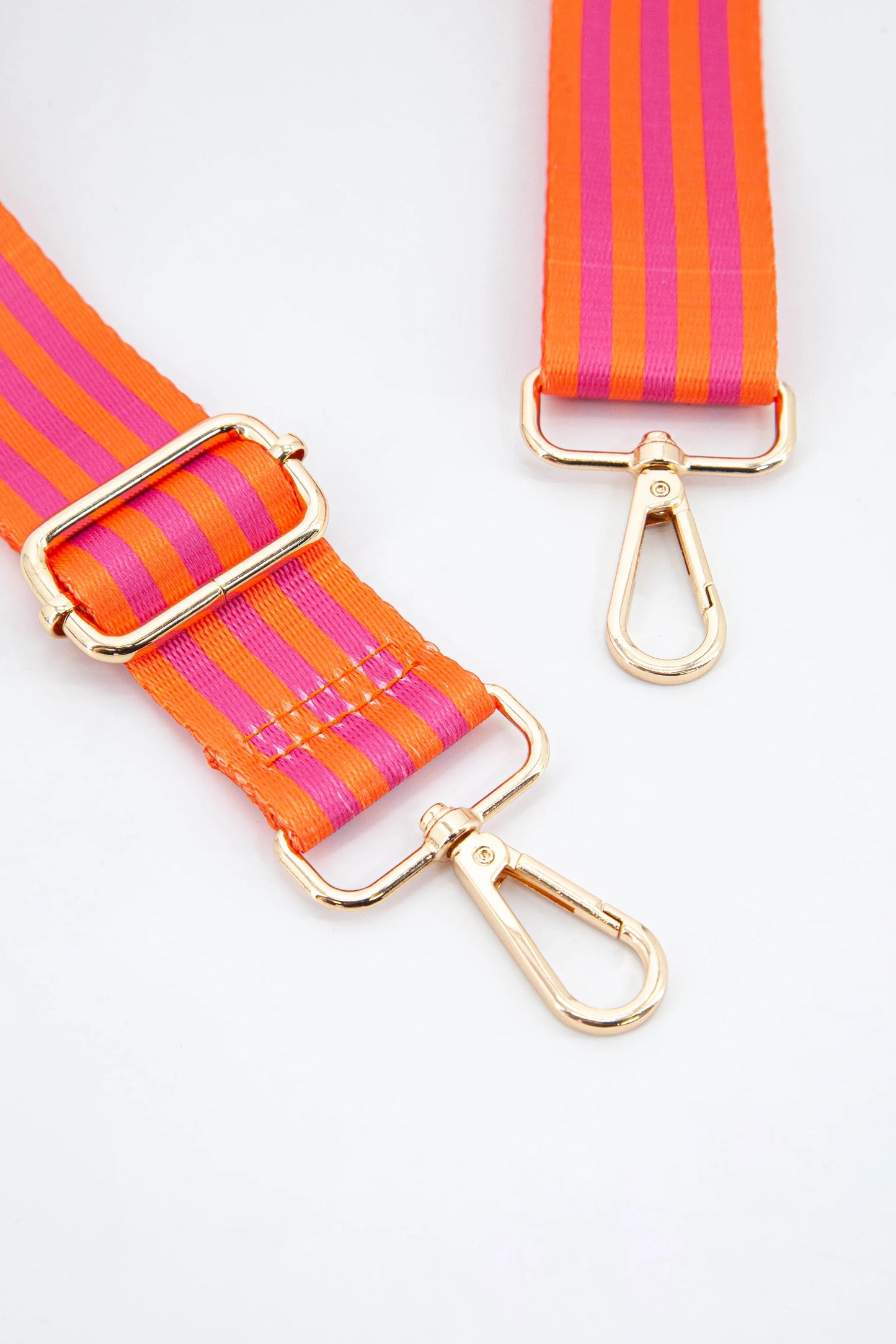 Two Tone Alternating Stripe Azure & Orange